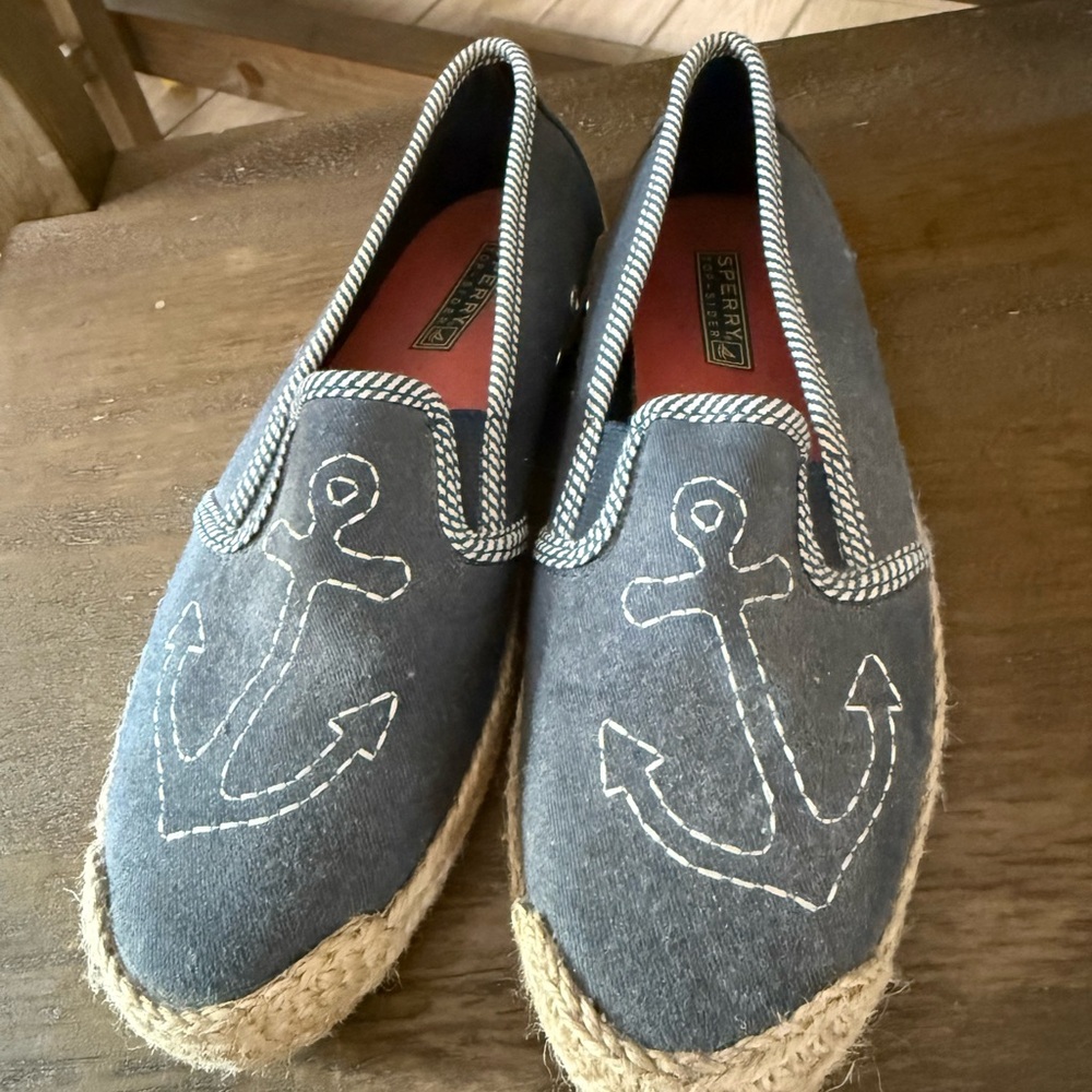 Sperry Blue Anchor Loafers - Picture 2 of 4